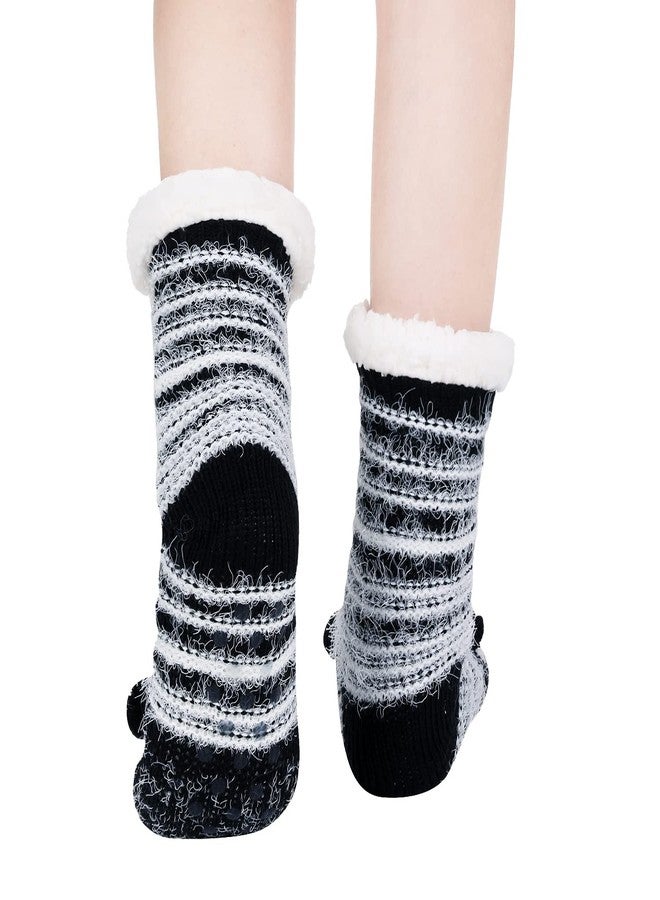 Chassic Womens Cozy Slipper Socks, Soft Warm Fuzzy Non Slip Socks, Cute Animal Socks for Galentine’s Day & Valentine’s Day Gifts for Her - Image 5